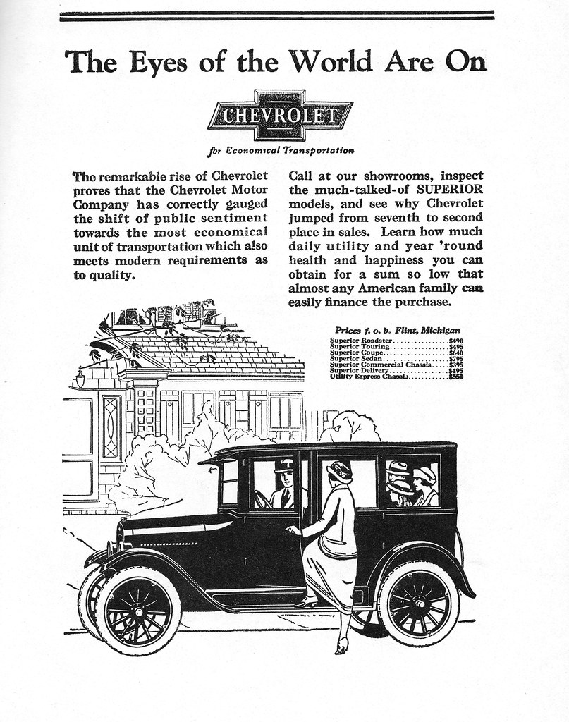 05 Advertisement 1924 Chevrolet Superior Sedan