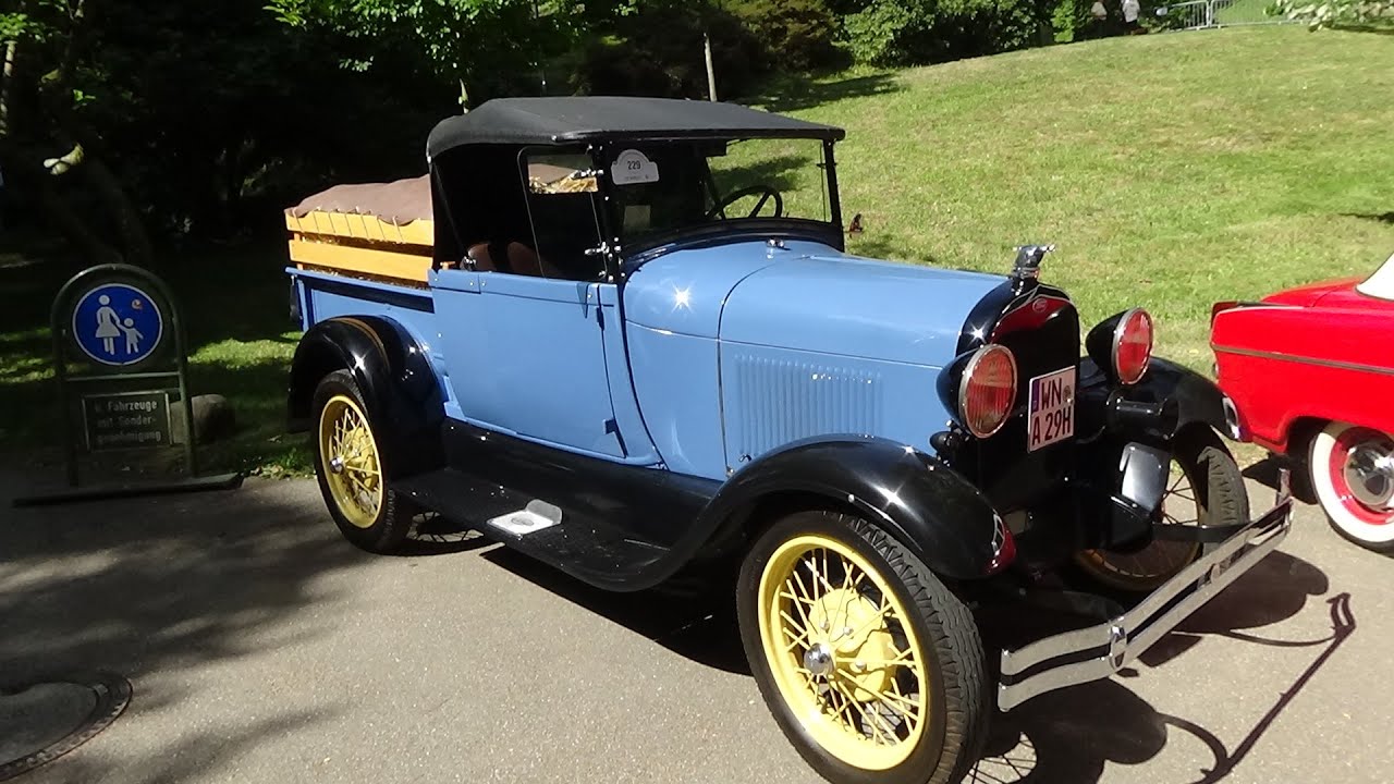1928 Ford Model A Pickup – Exterior and Interior – Oldtimer-Meeting Baden-Baden 2022