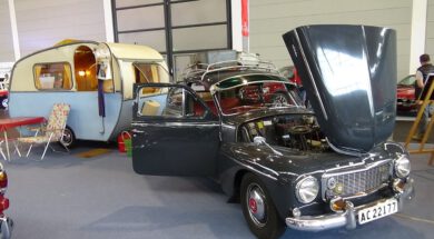 1963 Volvo PV544 + Dethleffs Beduin – Klassikwelt Bodensee 2017